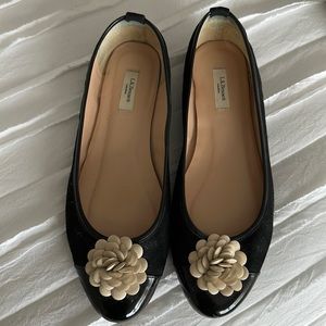 LK Bennett Gina Flat Embellished Pump